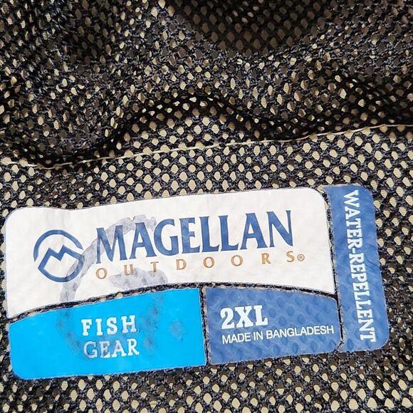 Magellan Convertible Pants Men 2XL Khaki Color Cargo Fishing Water Repellent - Picture 8 of 10